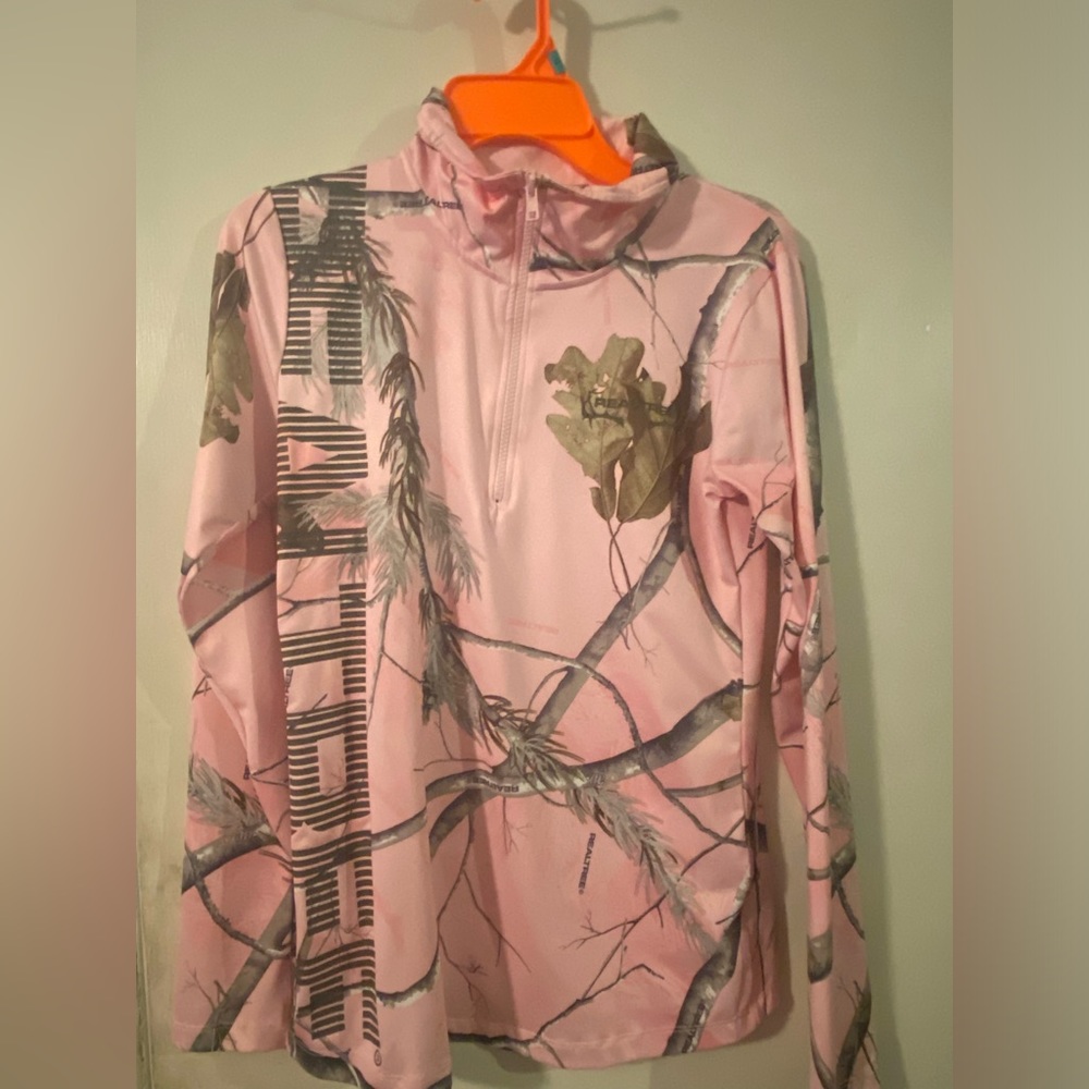 Realtree Pink Camo Quarterzip